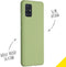 Accezz Hoesje Geschikt voor Samsung Galaxy A51 Hoesje Siliconen - Accezz Liquid Silicone Backcover - Groen