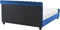 AVALLON - Tweepersoonsbed - Marineblauw - 160 x 200 cm - Fluweel