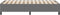 vidaXL - Bedframe - Lichtgrijs - 80x200 - cm - Corduroy - Stof