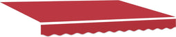 vidaXL - Luifel - vervangende - stof - voor - 2.5x2 - m - frame - Rood