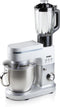 DOMO DO9231KR Keukenmachine - Keukenrobot - 1200W - 6L - Incl. blender - Wit/Zilver