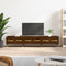 vidaXL - Tv-meubel - 150x36x30 - cm - bewerkt - hout - bruin - eikenkleur