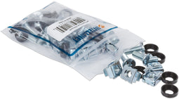 Intellinet 712194 - Bevestigingsmateriaal voor patchkast - 20 kooimoeren M6 20 schroeven M6x15 20 onderlegringen M6 - Zilver