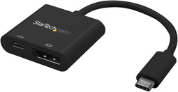 Startech.com CDP2DPUCP - USB C naar DisplayPort adapter - USB Power Delivery 60W 4K 60Hz - Zwart