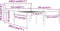 vidaXL - Seniorenbed - massief - grenenhout - 135x190 - cm