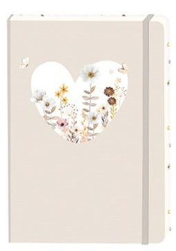 Hartung A5 Notitieboek - Gelinieerd - 92 pagina's - Elastieken band - Multi