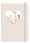 Hartung A5 Notitieboek - Gelinieerd - 92 pagina's - Elastieken band - Multi