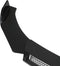 Universele zwarte bumperlip spoiler van ABS - 3 stuks