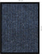 vidaXL - Deurmat - 40x60 - cm - gestreept - blauw