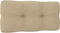 vidaXL Bankkussens pallet 2 st beige