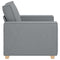 Sofa Stoel Lichtgrijs 60 cm Stof