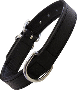 Dog collar Gloria Drymilled Black (30 x 1,5 cm)