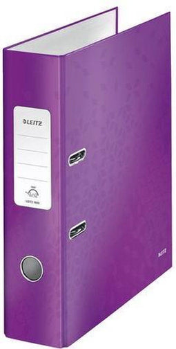 Leitz WOW 180° Ordner - 600 A4 vel - Rugbreedte 80mm - Paars