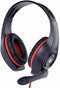 Gembird GHS-05-R - Gaming Headset - Draaibare microfoon - Rood Zwart
