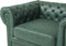 Fauteuil CHESTERFIELD Kunstleer Groen