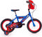 Disney Spiderman - Fiets 14 inch - Veiligheidshandvatten en verstelbaar zitje - Blauw