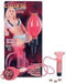 Clitoral Vibrating Pump Clear Hot Pink - Vaginapomp
