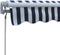 vidaXL - Luifel - handmatig - uittrekbaar - 300 - cm - antraciet