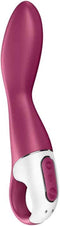 Satisfyer, Bluetooth G-spot vibrator, Heated Thrill, 20,5 cm, met app, met warmtefunctie, gemaakt van siliconen