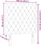vidaXL - Hoofdbord - Crystal - Button - Tufted - Roze - 100 - cm - Fluweel