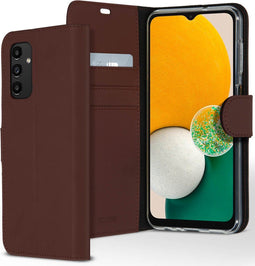 Accezz Samsung Galaxy A13 (4G) - Wallet Softcase Bookcase - 3 Pashouders - Bruin