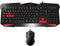 Toetsenbord met Gaming Muis Tacens MCP1 Zwart Rood