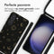 iMoshion Hoesje Geschikt voor Samsung Galaxy S23 Hoesje Met Koord - iMoshion Siliconen design hoesje met koord - Zwart / Sky Black