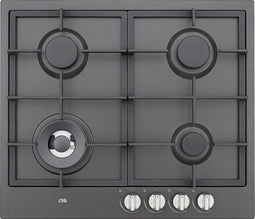 ETNA KG959ZTA - Gaskookplaat - Wokbrander 3-rings - Mat Zwart