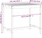 vidaXL Tuintafel 121x82,5x110 cm massief grenenhout zwart