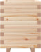 vidaXL - Plantenbak - 40x40x49,5 - cm - massief - grenenhout