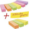 Post-it Plakindex 670-6+3 15 mm x 50 mm Neon-pink, Neon-groen, Neon-geel, Neon-oranje, Violet 900 vellen
