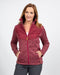 Life Line Willemijn Fleecevest Dames Bordeaux Maat S