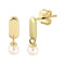 Marie Celeste oorhangers - Parel - 14k Geelgoud - (3)