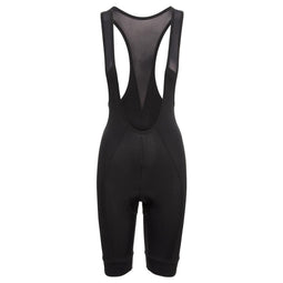 AGU Essential Fietsbroek Dames - Met Bretels - GREEN 95 zeem - Zwart - L