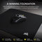 Corsair MM - Muismat - 930 mm x 300 mm - Zwart