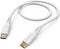 Hama Silicone USB-C naar USB-C Kabel - Oplaadkabel geschikt voor Samsung / Android - 3A USB 2.0 - 480Mbps - 150cm - Wit