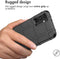 imoshion Hoesje Geschikt voor Samsung Galaxy A15 (5G) / A15 (4G) Hoesje Siliconen - imoshion Rugged Shield Backcover - Zwart