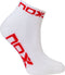 Women's White And Red Nox Ankle Socks