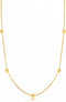 Ania Haie AH NAU001-07YG - Dames Ketting - 14kt goud - Verstelbaar 38-43cm