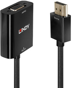 Lindy 38291 - HDMI naar VGA Adapter - Full HD - Zwart
