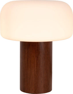 Lucide KENAN - Tafellamp - Ø 22 cm - Hout - 1xE14
