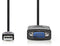 Nedis CCGW60852BK09 - USB naar serieel adapter - 90cm - Zwart