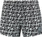 PUMA SWIM MEN WAVE AOP SHORT SHORTS - Golvende print - Wit/Zwart