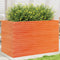 vidaXL - Plantenbak - 110x60x68,5 - cm - massief - grenenhout - wasbruin