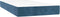 vidaXL - Pocketveringmatras - 100x210x20 - cm - fluweel - donkerblauw
