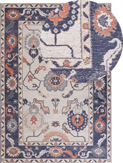 KABTA - Laagpolig vloerkleed - Multicolor - 160 x 230 cm - Katoen