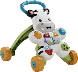 Fisher-Price Loop Met Mij Zebra - Looptrainer voor baby - Muzikaal met activiteiten - 40 cm hoog