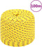 vidaXL - Boottouw - 6 - mm - 100 - m - polypropyleen - geel
