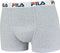 Fila - Man Boxer Elastic Band 2-pack - Grijs - Heren - maat M