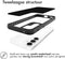 iMoshion Hoesje Geschikt voor Samsung Galaxy A35 Hoesje Shockproof - iMoshion Rugged Hybrid Carbon Case - zwart